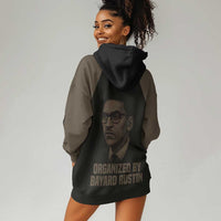 Bayard Rustin Hoodie Dress with March on Washington Design Civil Rights Organizer Tribute - Wonder Print Shop