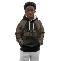 Bayard Rustin Kid Hoodie with March on Washington Design Civil Rights Organizer Tribute - Wonder Print Shop