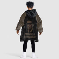 Bayard Rustin Kid Wearable Blanket Hoodie with March on Washington Design Civil Rights Organizer Tribute - Wonder Print Shop