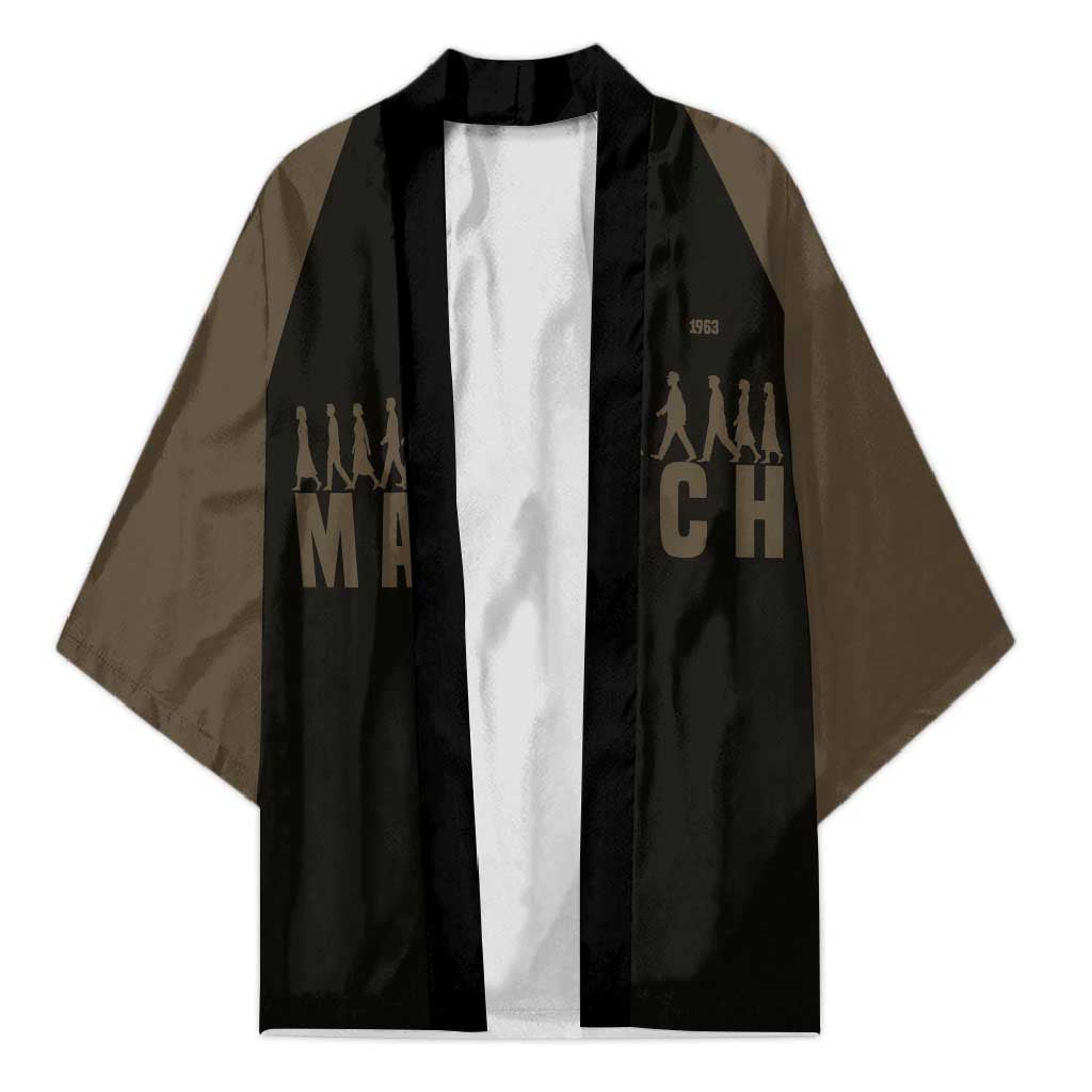 Bayard Rustin Kimono with March on Washington Design Civil Rights Organizer Tribute - Wonder Print Shop