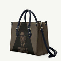 Bayard Rustin Leather Bag with March on Washington Design Civil Rights Organizer Tribute - Wonder Print Shop