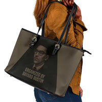 Bayard Rustin Leather Tote Bag with March on Washington Design Civil Rights Organizer Tribute - Wonder Print Shop
