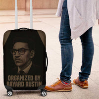 Bayard Rustin Luggage Cover with March on Washington Design Civil Rights Organizer Tribute - Wonder Print Shop
