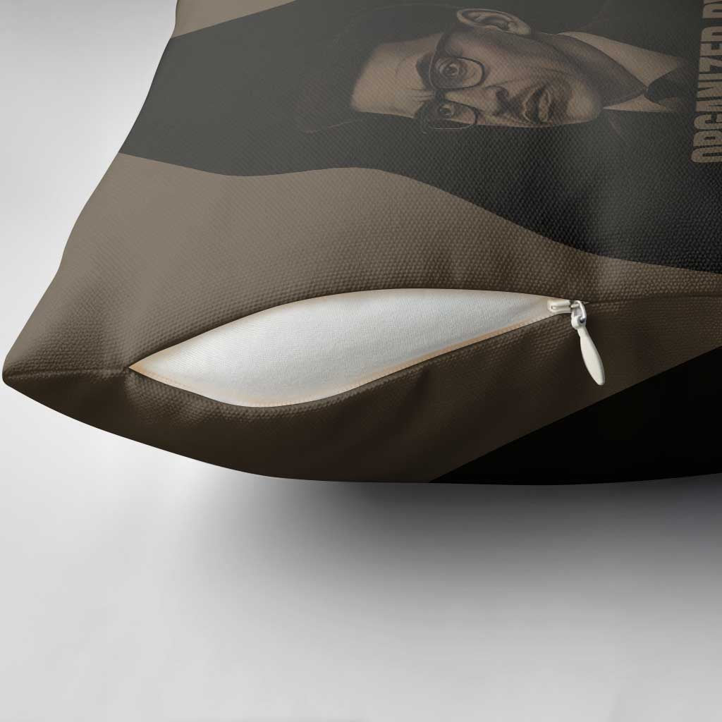 Bayard Rustin Pillow Cover with March on Washington Design Civil Rights Organizer Tribute - Wonder Print Shop