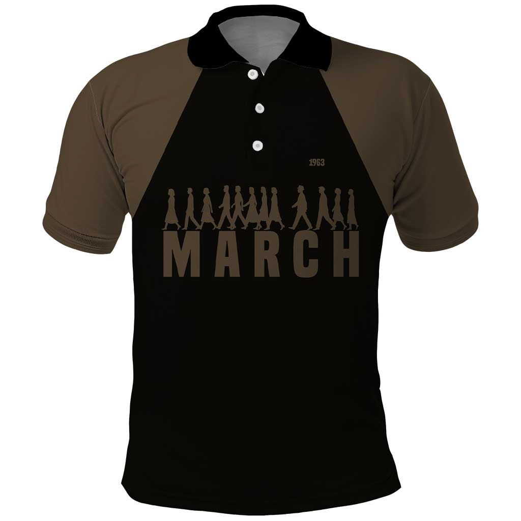 Bayard Rustin Polo Shirt with March on Washington Design Civil Rights Organizer Tribute - Wonder Print Shop