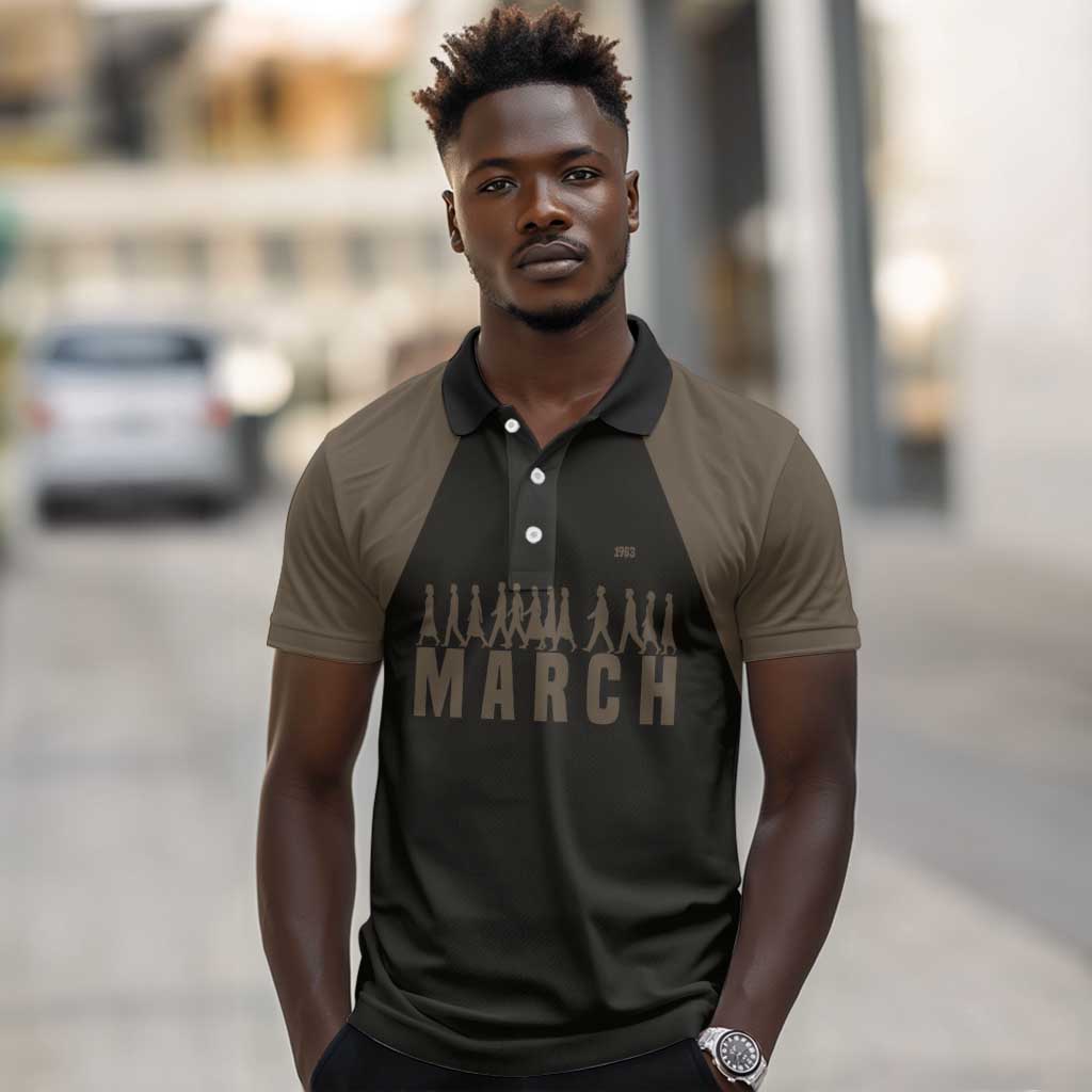 Bayard Rustin Polo Shirt with March on Washington Design Civil Rights Organizer Tribute - Wonder Print Shop