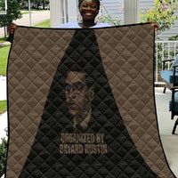 Bayard Rustin Quilt with March on Washington Design Civil Rights Organizer Tribute - Wonder Print Shop