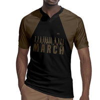 Bayard Rustin Rugby Jersey with March on Washington Design Civil Rights Organizer Tribute - Wonder Print Shop
