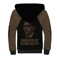 Bayard Rustin Sherpa Hoodie with March on Washington Design Civil Rights Organizer Tribute - Wonder Print Shop