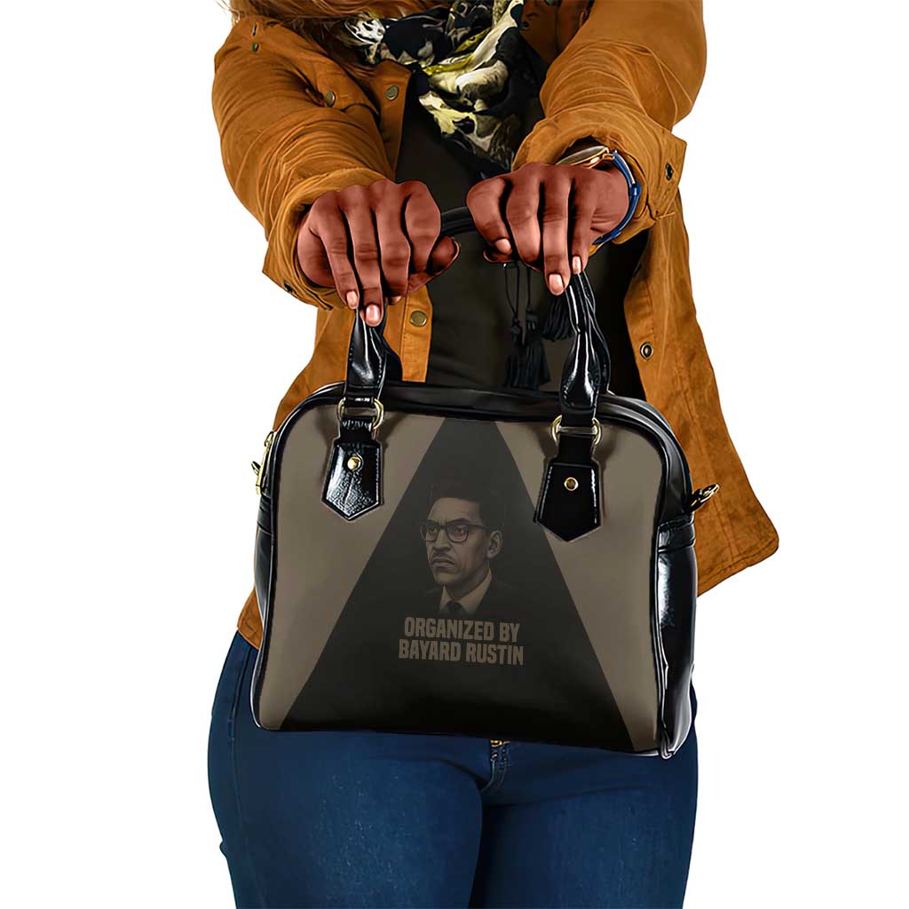 Bayard Rustin Shoulder Handbag with March on Washington Design Civil Rights Organizer Tribute - Wonder Print Shop