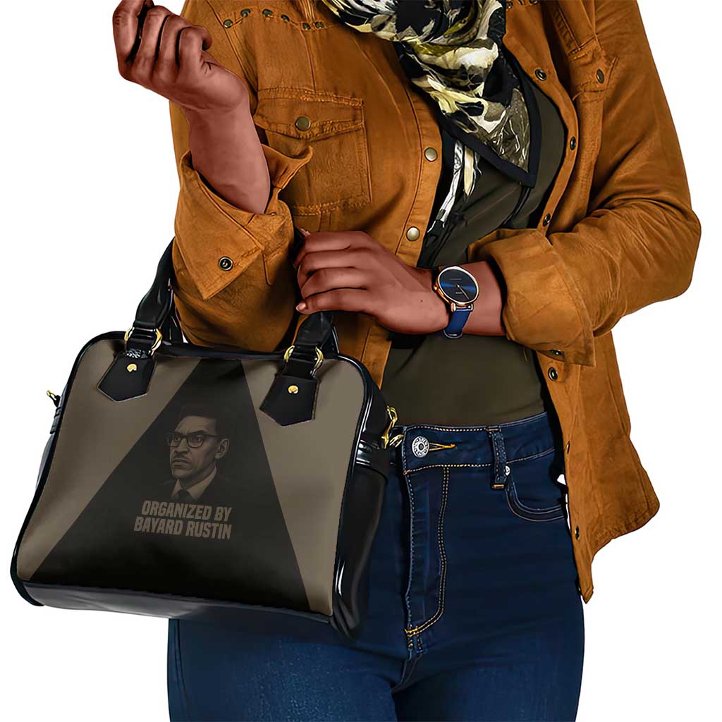 Bayard Rustin Shoulder Handbag with March on Washington Design Civil Rights Organizer Tribute - Wonder Print Shop