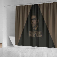 Bayard Rustin Shower Curtain with March on Washington Design Civil Rights Organizer Tribute - Wonder Print Shop