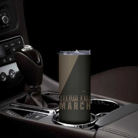 Bayard Rustin Skinny Tumbler with March on Washington Design Civil Rights Organizer Tribute - Wonder Print Shop