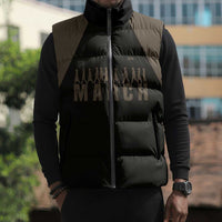 Bayard Rustin Sleeveless Puffer Jacket with March on Washington Design Civil Rights Organizer Tribute - Wonder Print Shop