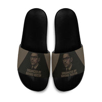 Bayard Rustin Slide Sandals with March on Washington Design Civil Rights Organizer Tribute - Wonder Print Shop