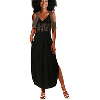 Bayard Rustin Summer Maxi Dress with March on Washington Design Civil Rights Organizer Tribute - Wonder Print Shop