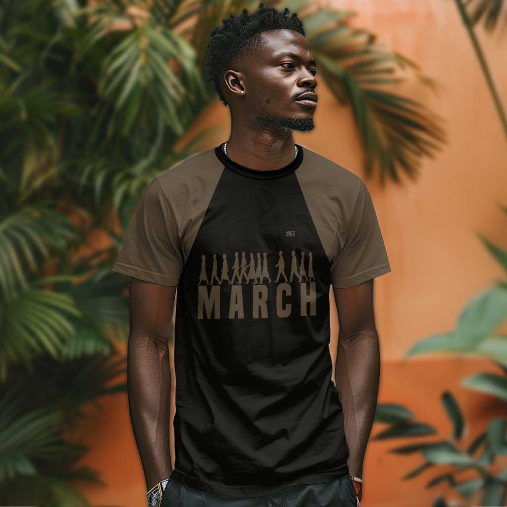 Bayard Rustin T shirt with March on Washington Design Civil Rights Organizer Tribute - Wonder Print Shop
