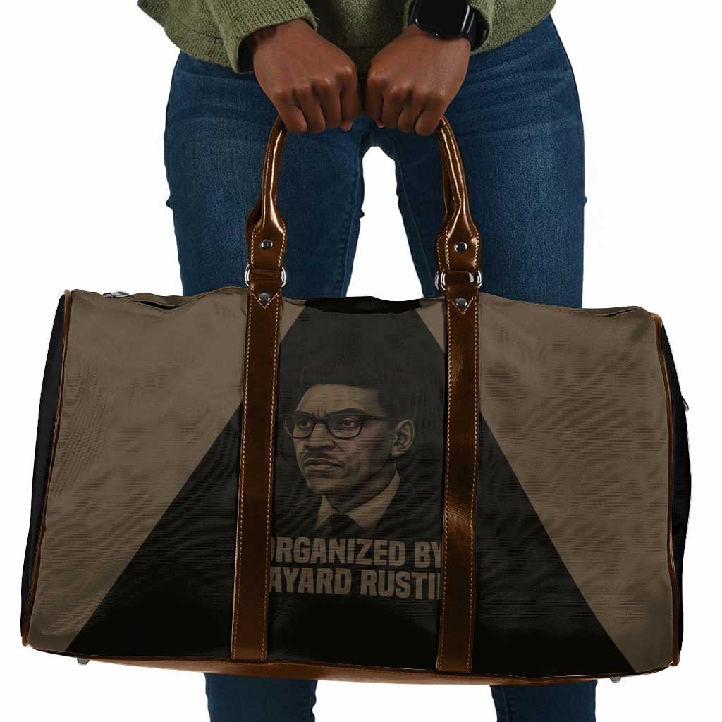 Bayard Rustin Travel Bag with March on Washington Design Civil Rights Organizer Tribute - Wonder Print Shop