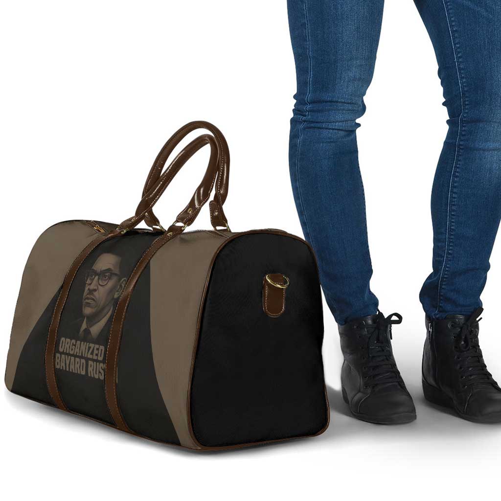 Bayard Rustin Travel Bag with March on Washington Design Civil Rights Organizer Tribute - Wonder Print Shop