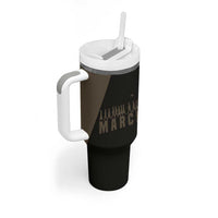 Bayard Rustin Tumbler With Handle with March on Washington Design Civil Rights Organizer Tribute - Wonder Print Shop