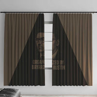 Bayard Rustin Window Curtain with March on Washington Design Civil Rights Organizer Tribute - Wonder Print Shop