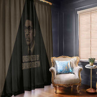 Bayard Rustin Window Curtain with March on Washington Design Civil Rights Organizer Tribute - Wonder Print Shop