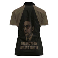 Bayard Rustin Women Polo Shirt with March on Washington Design Civil Rights Organizer Tribute - Wonder Print Shop