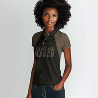Bayard Rustin Women Polo Shirt with March on Washington Design Civil Rights Organizer Tribute - Wonder Print Shop