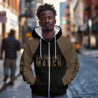 Bayard Rustin Zip Hoodie with March on Washington Design Civil Rights Organizer Tribute - Wonder Print Shop
