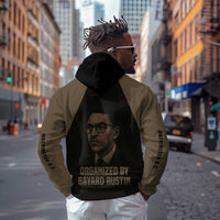 Bayard Rustin Zip Hoodie with March on Washington Design Civil Rights Organizer Tribute - Wonder Print Shop