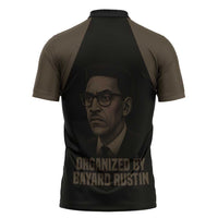Bayard Rustin Zipper Polo Shirt with March on Washington Design Civil Rights Organizer Tribute - Wonder Print Shop