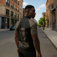 Bayard Rustin Zipper Polo Shirt with March on Washington Design Civil Rights Organizer Tribute - Wonder Print Shop