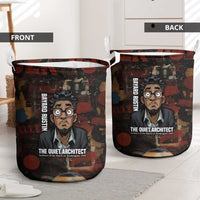 Bayard Rustin Laundry Basket with Quiet Architect Design Strategy and Courage Civil Rights Tribute - Wonder Print Shop