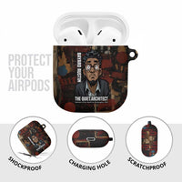 Bayard Rustin AirPods Case with Quiet Architect Design Strategy and Courage Civil Rights Tribute - Wonder Print Shop