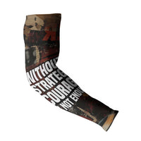 Bayard Rustin Arm Sleeves with Quiet Architect Design Strategy and Courage Civil Rights Tribute - Wonder Print Shop