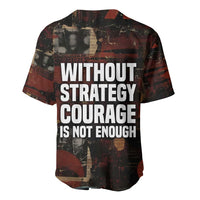 Bayard Rustin Baseball Jersey with Quiet Architect Design Strategy and Courage Civil Rights Tribute - Wonder Print Shop