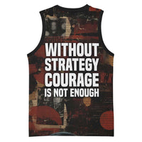 Bayard Rustin Basketball Jersey with Quiet Architect Design Strategy and Courage Civil Rights Tribute - Wonder Print Shop