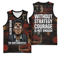 Bayard Rustin Basketball Jersey with Quiet Architect Design Strategy and Courage Civil Rights Tribute - Wonder Print Shop