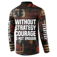 Bayard Rustin Button Sweatshirt with Quiet Architect Design Strategy and Courage Civil Rights Tribute