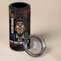 Bayard Rustin 4 in 1 Can Cooler Tumbler with Quiet Architect Design Strategy and Courage Civil Rights Tribute - Wonder Print Shop