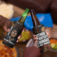 Bayard Rustin 4 in 1 Can Cooler Tumbler with Quiet Architect Design Strategy and Courage Civil Rights Tribute - Wonder Print Shop