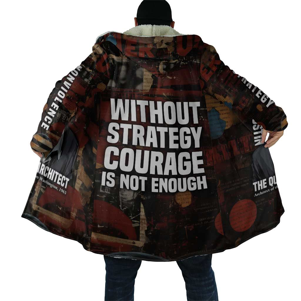 Bayard Rustin Cloak with Quiet Architect Design Strategy and Courage Civil Rights Tribute - Wonder Print Shop