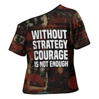 Bayard Rustin Cross Shoulder Shirt with Quiet Architect Design Strategy and Courage Civil Rights Tribute - Wonder Print Shop