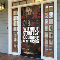Bayard Rustin Door Cover with Quiet Architect Design Strategy and Courage Civil Rights Tribute - Wonder Print Shop