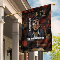 Bayard Rustin Garden Flag with Quiet Architect Design Strategy and Courage Civil Rights Tribute - Wonder Print Shop