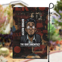 Bayard Rustin Garden Flag with Quiet Architect Design Strategy and Courage Civil Rights Tribute - Wonder Print Shop