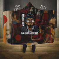 Bayard Rustin Hooded Blanket with Quiet Architect Design Strategy and Courage Civil Rights Tribute - Wonder Print Shop