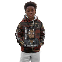 Bayard Rustin Kid Hoodie with Quiet Architect Design Strategy and Courage Civil Rights Tribute - Wonder Print Shop