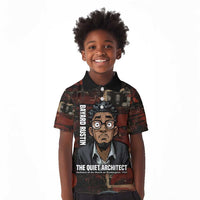 Bayard Rustin Kid Polo Shirt with Quiet Architect Design Strategy and Courage Civil Rights Tribute - Wonder Print Shop