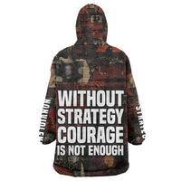 Bayard Rustin Kid Wearable Blanket Hoodie with Quiet Architect Design Strategy and Courage Civil Rights Tribute - Wonder Print Shop